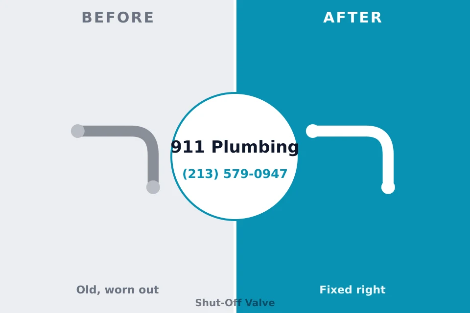 Before and after: plumbing repair Grandwood Park, IL